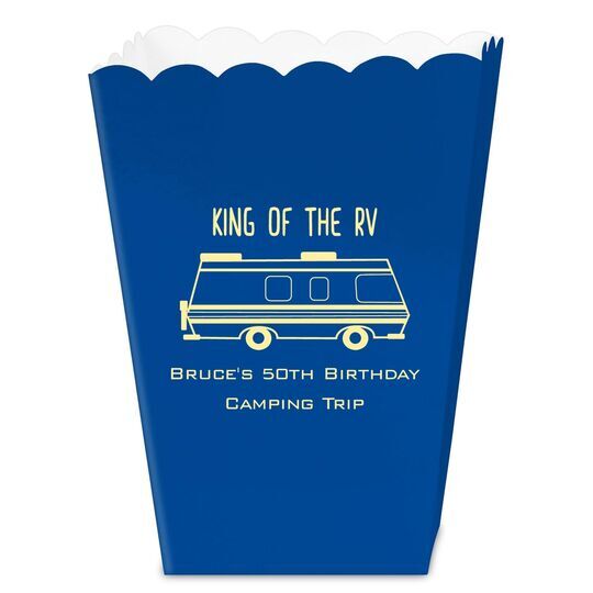 King of the RV Mini Popcorn Boxes